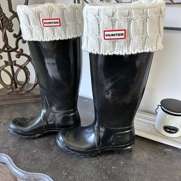 Hunter Boots - Tall Glossy with Hunter Socks - Picture 7 of 7